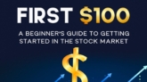 Guide to investing your first $100 in the stock market for beginners.
